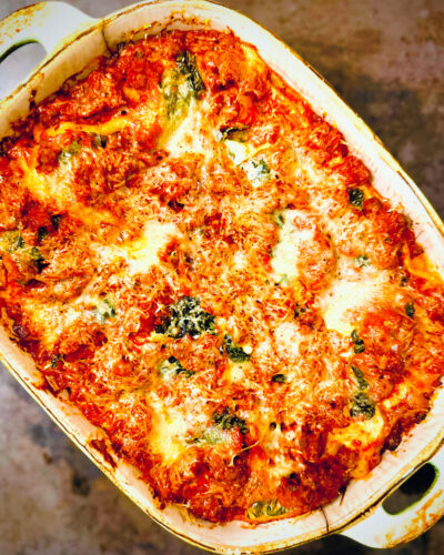 Let’s have three cheers for cheesy lasagna